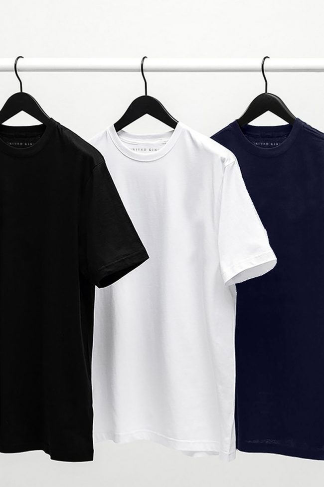 3 Pack Heavy Cotton Regular Fit T-Shirt With Crew Neck