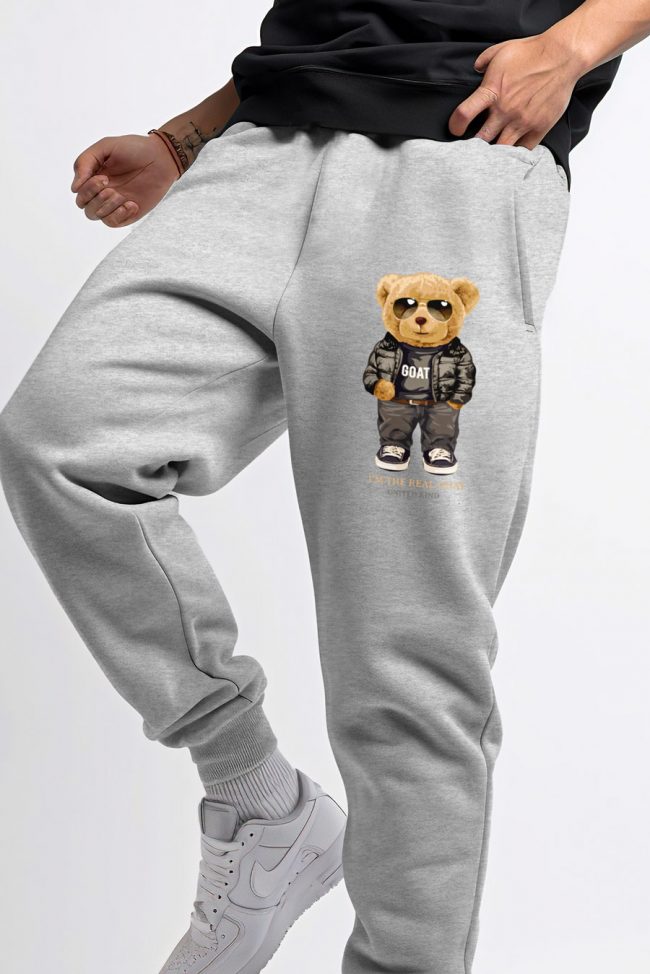 Goat Teddy, Παντελόνι Φόρμας σε Γκρι Χρώμα