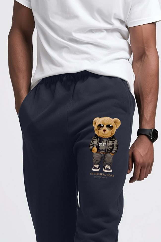 Goat Teddy, Παντελόνι Φόρμας σε Μπλε Χρώμα