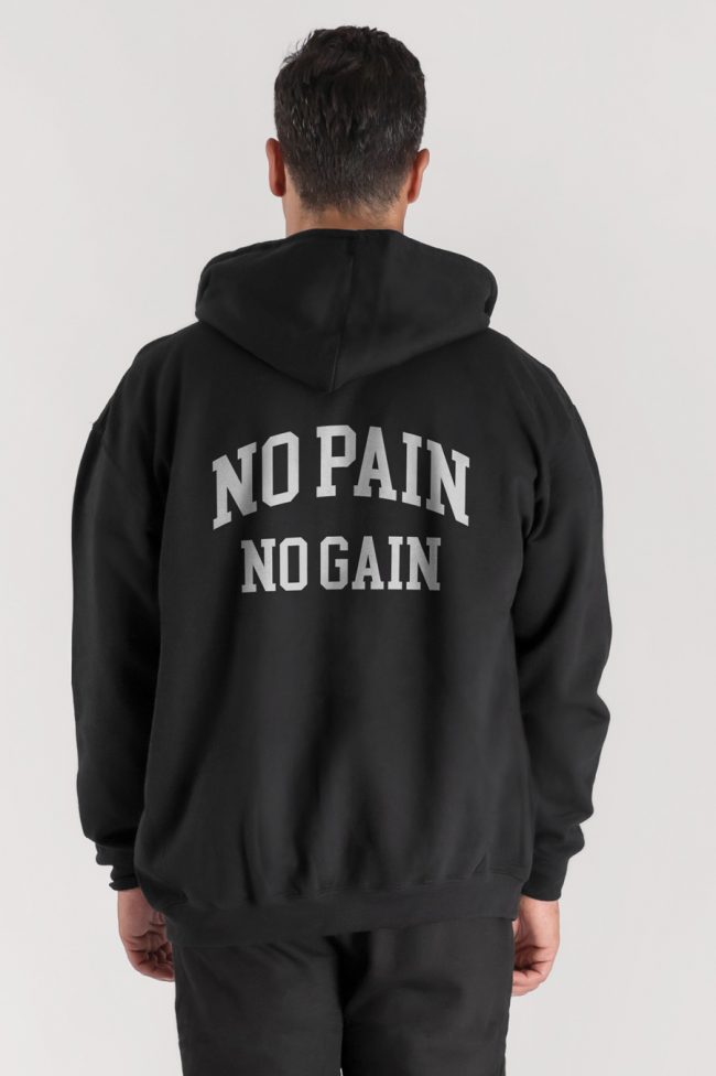 No Pain No Gain, Ζακέτα σε Μαύρο Χρώμα