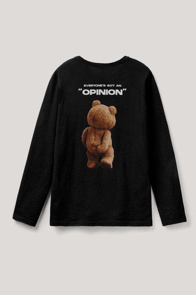 Everyones Got An Opinion, Long Sleeve Μπλούζα σε Μαύρο Χρώμα