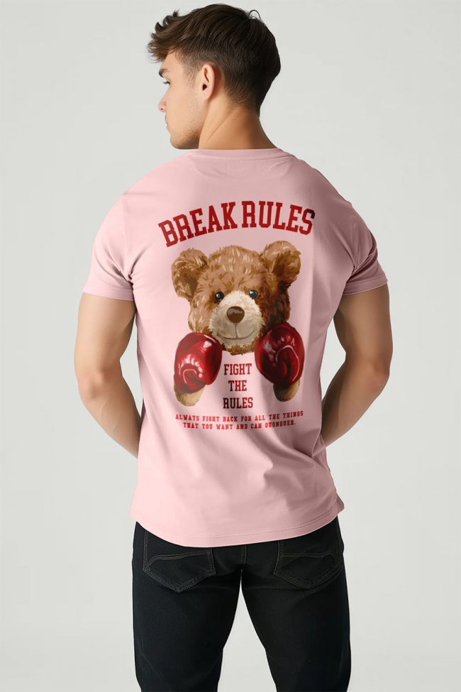 Boxer Teddy, T-Shirt σε Ροζ Χρώμα