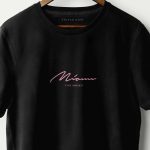 Miami Vice Society, T-Shirt σε Μαύρο Χρώμα