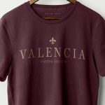 Valencia Limited, T-Shirt σε Μπορντώ Χρώμα