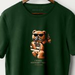 Cheers Teddy, T-Shirt σε Πράσινο Χρώμα