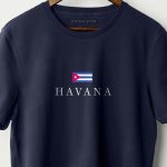 Cuba Havana, T-Shirt σε Μπλε Χρώμα