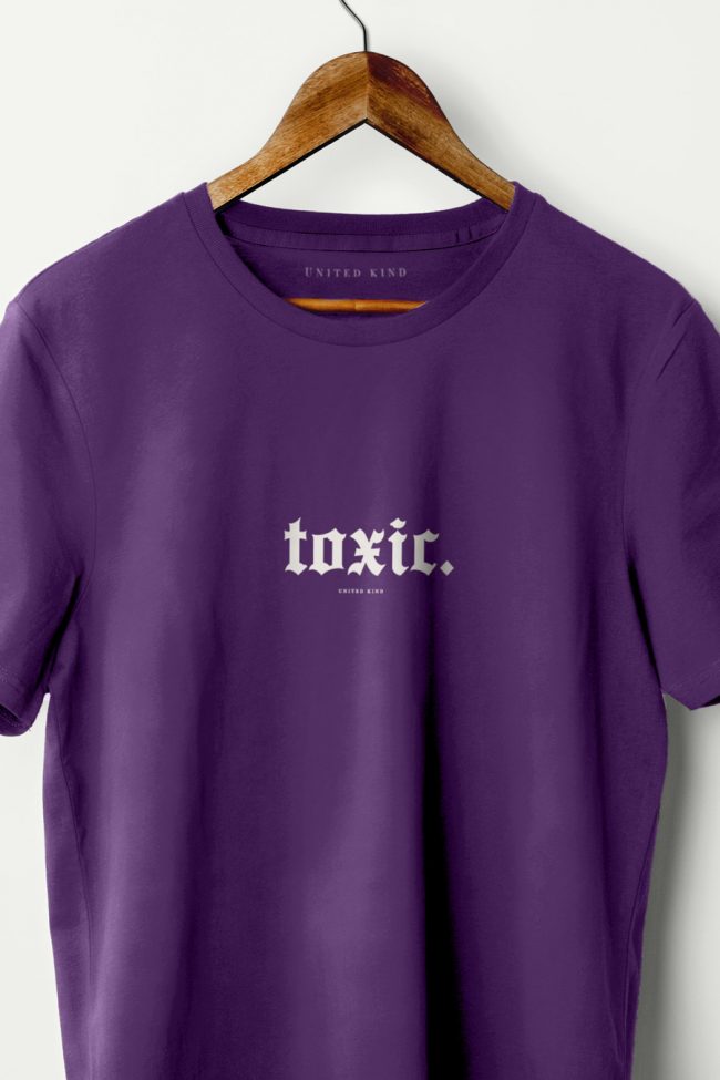 Toxic, T-Shirt σε Μωβ Χρώμα