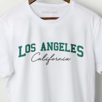 Los Angeles California, T-Shirt σε Λευκό Χρώμα