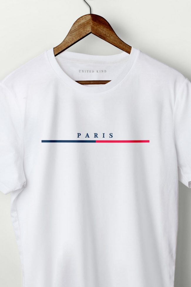 Paris, T-Shirt σε Λευκό Χρώμα