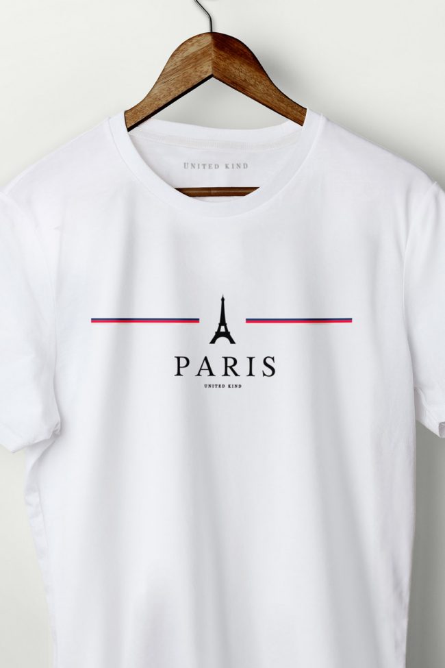 Paris Minimal, T-Shirt σε Λευκό Χρώμα