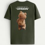 Teddys Opinion, T-Shirt σε Χακί Χρώμα