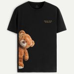 Kind Teddy, T-Shirt σε Μαύρο Χρώμα
