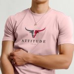 Goat Attitude, T-Shirt σε Ροζ Χρώμα