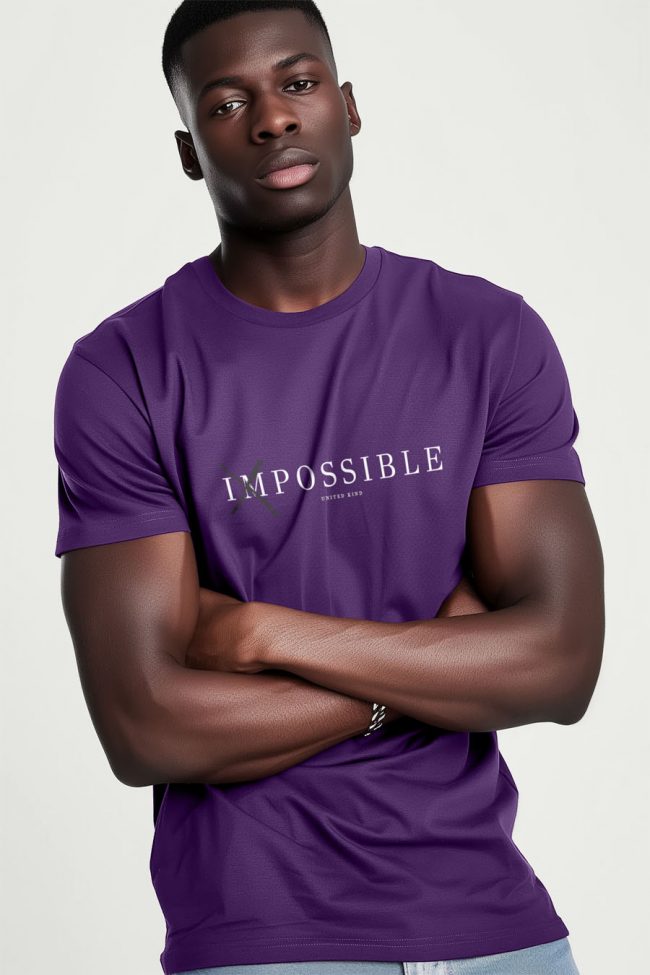 Impossible, T-Shirt σε Μωβ Χρώμα