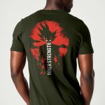 Saiyan Inner Strength, T-Shirt σε Χακί Χρώμα