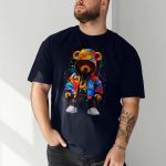 Rave Teddy, T-Shirt σε Μπλε Χρώμα