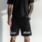 Self Made Man, Σορτσάκι Ανδρικό σε Μαύρο Χρώμα