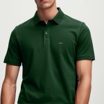 Italian Stripe, Polo σε Πράσινο Χρώμα