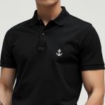 Anchor, Polo σε Μαύρο Χρώμα