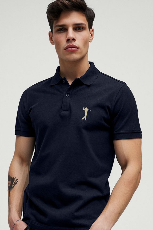 Golf Logo, Polo σε Μπλε Χρώμα