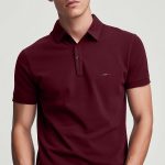 French Stripe, Polo σε Μπορντώ Χρώμα