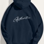 Authentic, Φούτερ με Κουκούλα σε Μπλε Χρώμα