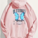 Butterfly Effect, Φούτερ με Κουκούλα σε Ροζ Χρώμα