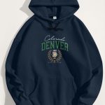 Denver Rich Club, Φούτερ με Κουκούλα σε Μπλε Χρώμα