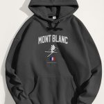 Mont Blanc Alps, Φούτερ με Κουκούλα σε Iron Grey Χρώμα