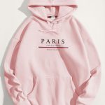 Paris Dream Makers, Φούτερ με Κουκούλα σε Ροζ Χρώμα