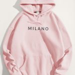 Milano Grey, Φούτερ με Κουκούλα σε Ροζ Χρώμα