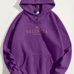 Valencia Limited, Φούτερ με Κουκούλα σε Μωβ Χρώμα