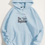 The Dogfather, Φούτερ με Κουκούλα σε Γαλάζιο Χρώμα