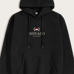 Monaco Grand Prix, Φούτερ με Κουκούλα σε Μαύρο Χρώμα