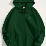 Golf Swing Logo, Φούτερ με Κουκούλα σε Πράσινο Χρώμα