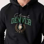 Denver Rich Club, Φούτερ με Κουκούλα σε Μαύρο Χρώμα