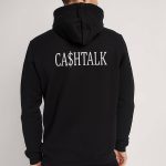 Cashtalk, Φούτερ με Κουκούλα σε Μαύρο Χρώμα
