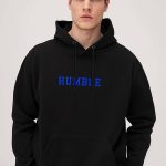 Humble Print, Φούτερ με Κουκούλα σε Μαύρο Χρώμα