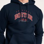 Boston Original, Φούτερ με Κουκούλα σε Μπλε Χρώμα