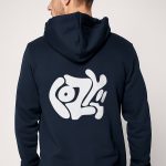 Cozy, Φούτερ με Κουκούλα σε Μπλε Χρώμα