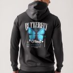 Butterfly Effect, Φούτερ με Κουκούλα σε Iron Grey Χρώμα