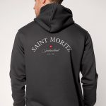 Saint Moritz, Φούτερ με Κουκούλα σε Iron Grey Χρώμα