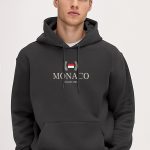 Monaco Grand Prix, Φούτερ με Κουκούλα σε Iron Grey Χρώμα