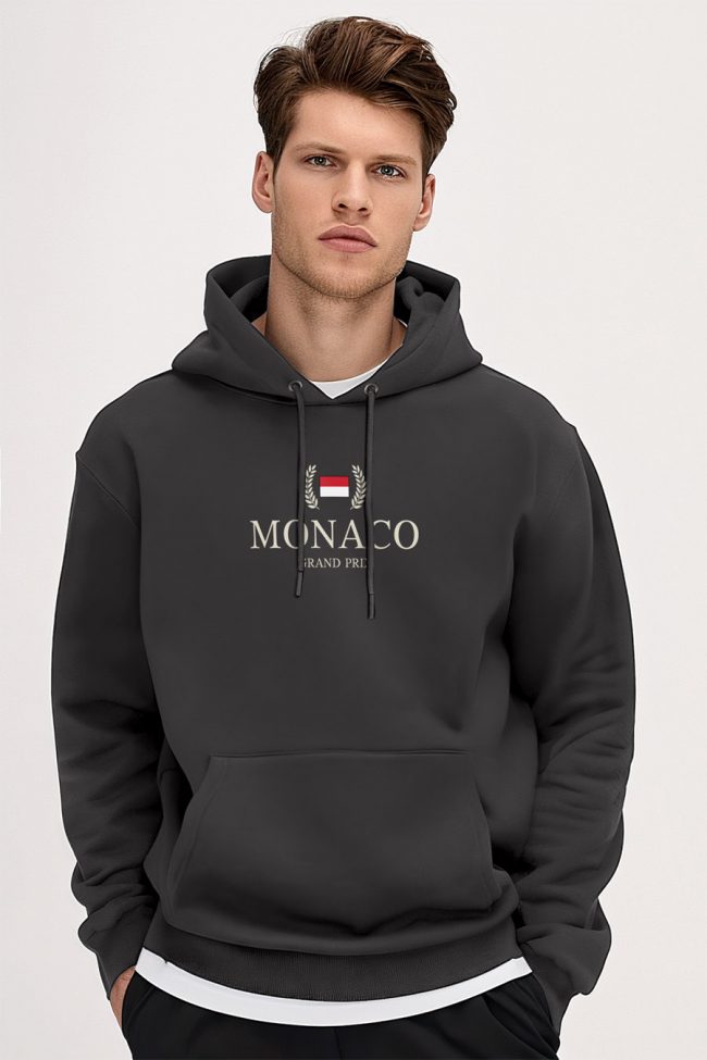 Monaco Grand Prix, Φούτερ με Κουκούλα σε Iron Grey Χρώμα