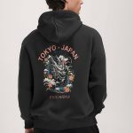 Blue Dragon Japan, Φούτερ με Κουκούλα σε Iron Grey Χρώμα