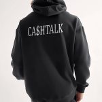 Cashtalk, Φούτερ με Κουκούλα σε Iron Grey Χρώμα