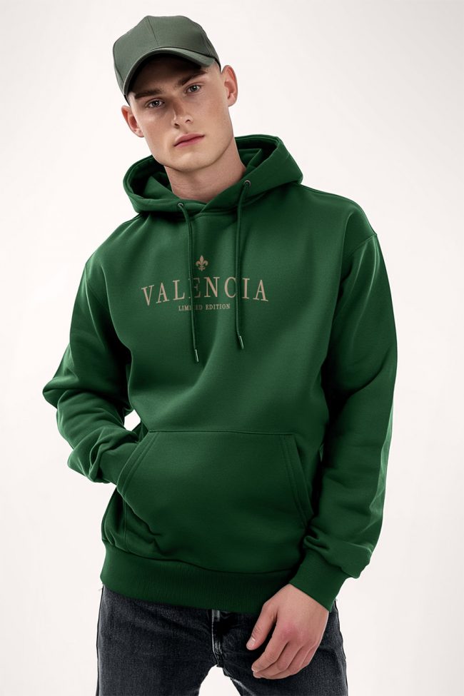 Valencia Limited, Φούτερ με Κουκούλα σε Πράσινο Χρώμα