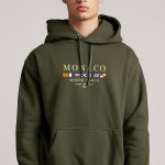 Monte Carlo, Φούτερ με Κουκούλα σε Χακί Χρώμα