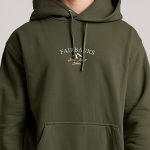 Fairbanks Alaska, Φούτερ με Κουκούλα σε Χακί Χρώμα