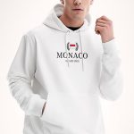 Monaco Grand Prix, Φούτερ με Κουκούλα σε Λευκό Χρώμα